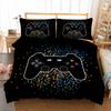 Gamer Gaming Gamepad Quilt Duvet Doona Cover Set Single Double Queen King Size