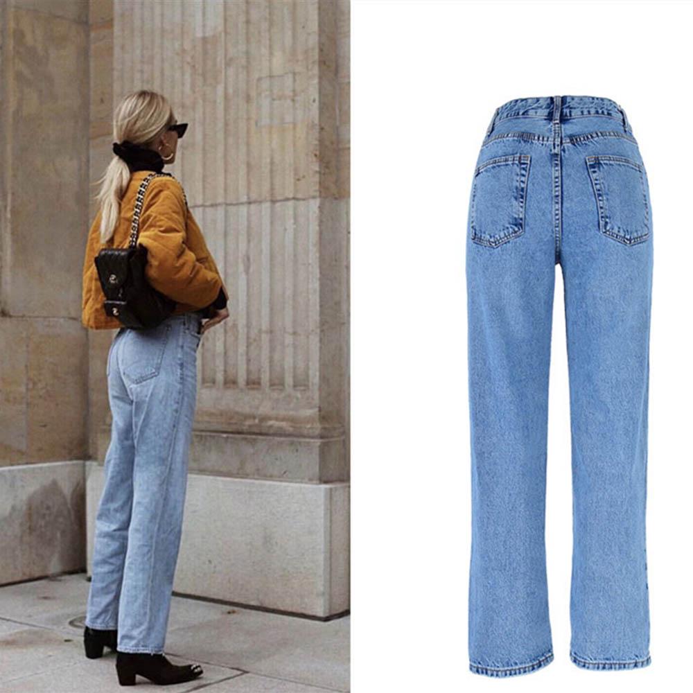 Buy Women Jean Irregular High Waist 