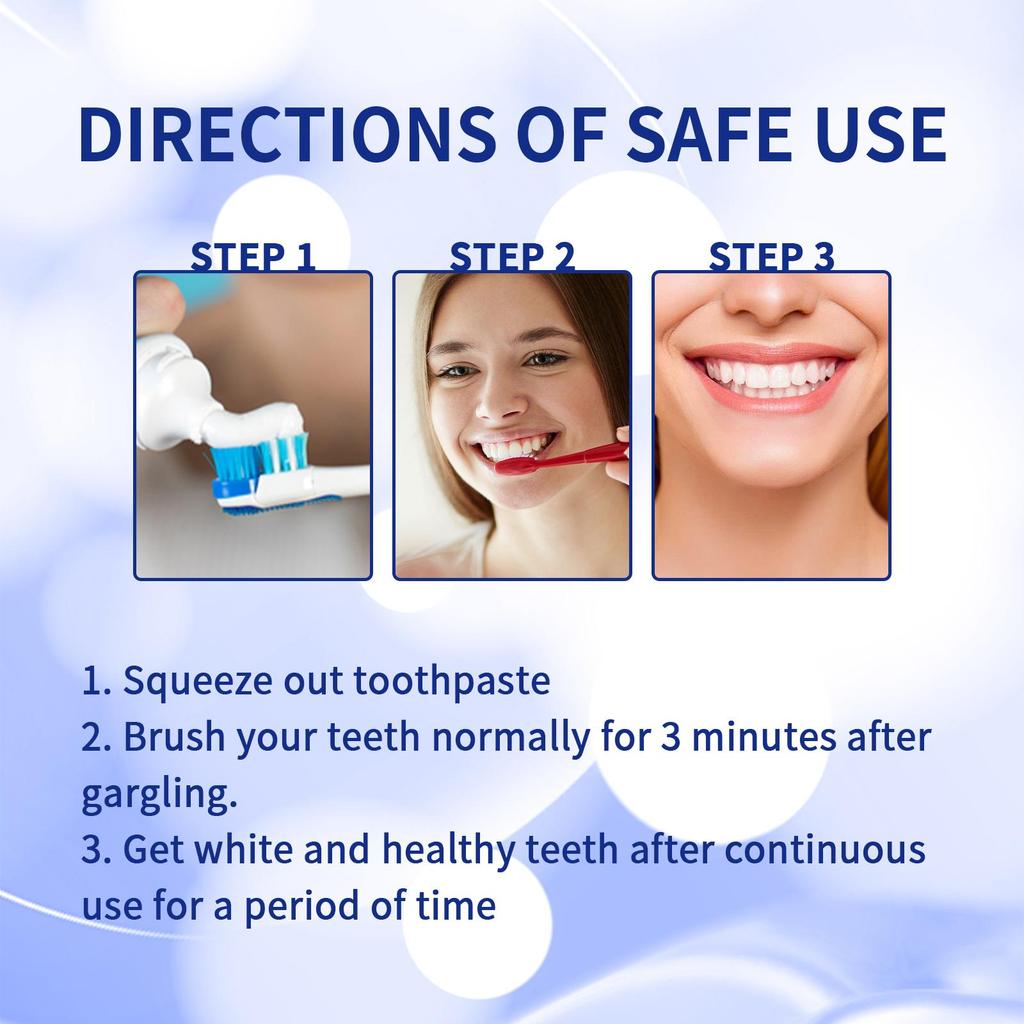 Dentifrice Anti-Caries: Blanchiment, Soin des gencives et Haleine fraîche Hygiène bucco-dentaire