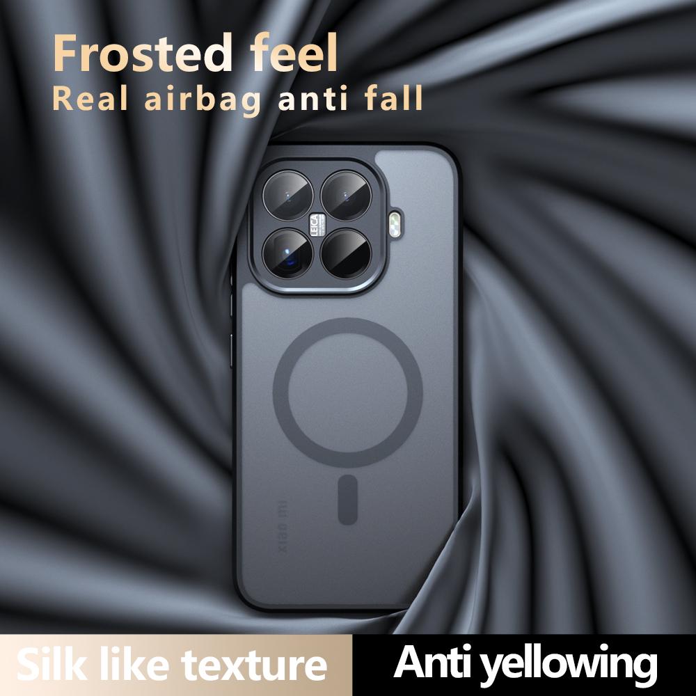 Transparent Case for Xiaomi Mi 15T 14T 13T Pro 14 15 Ultra Redmi Note 14 13 Pro+ Plus 5G Poco F8 F7 F6 X6 X7 Magnetic Back Cover