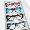 Fashion Cat Eye Reading Glasses Blue Light Blocking with Comfortable Field of View Stylish Computer Reading Glasses