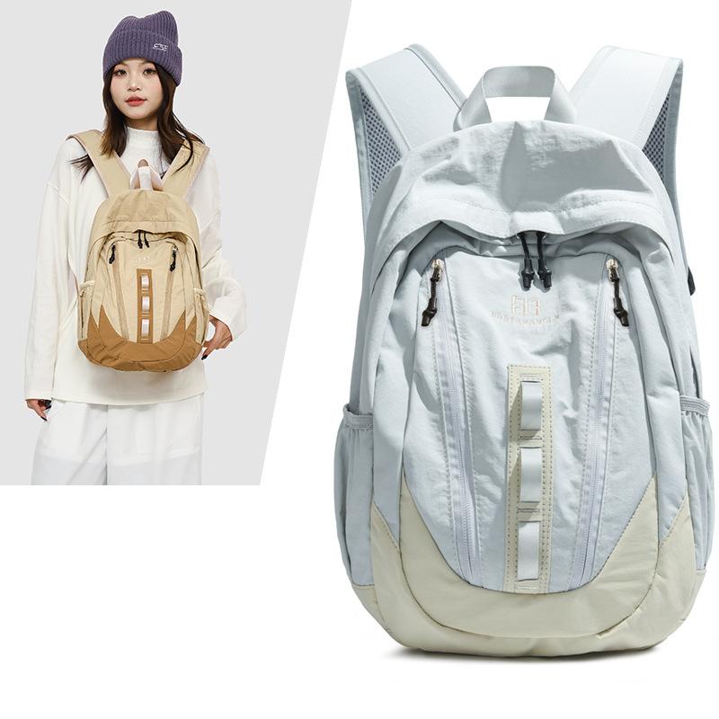 

Junior high school student schoolbag female large capacity new mountaineering backpack travel backpack синий