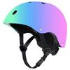 Capacete Infantil Ajustável com Cor Degradê para Bicicleta Skate Patinete Ciclismo - EPS ABS Meio S M L