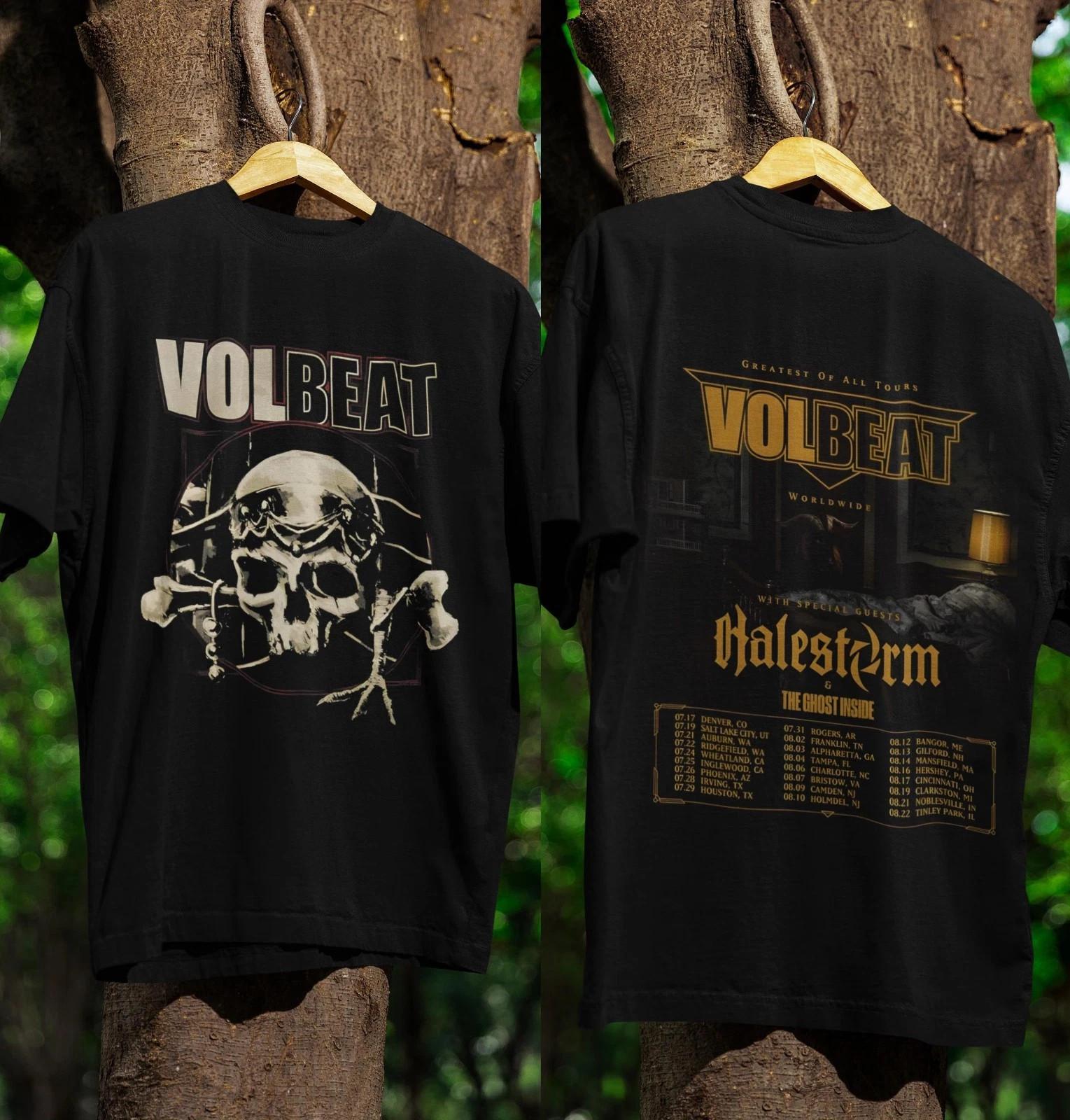 Volbeat Greatest Of All Tours 2025 Worldwide God Of Angels Concert T-Shirt XXL