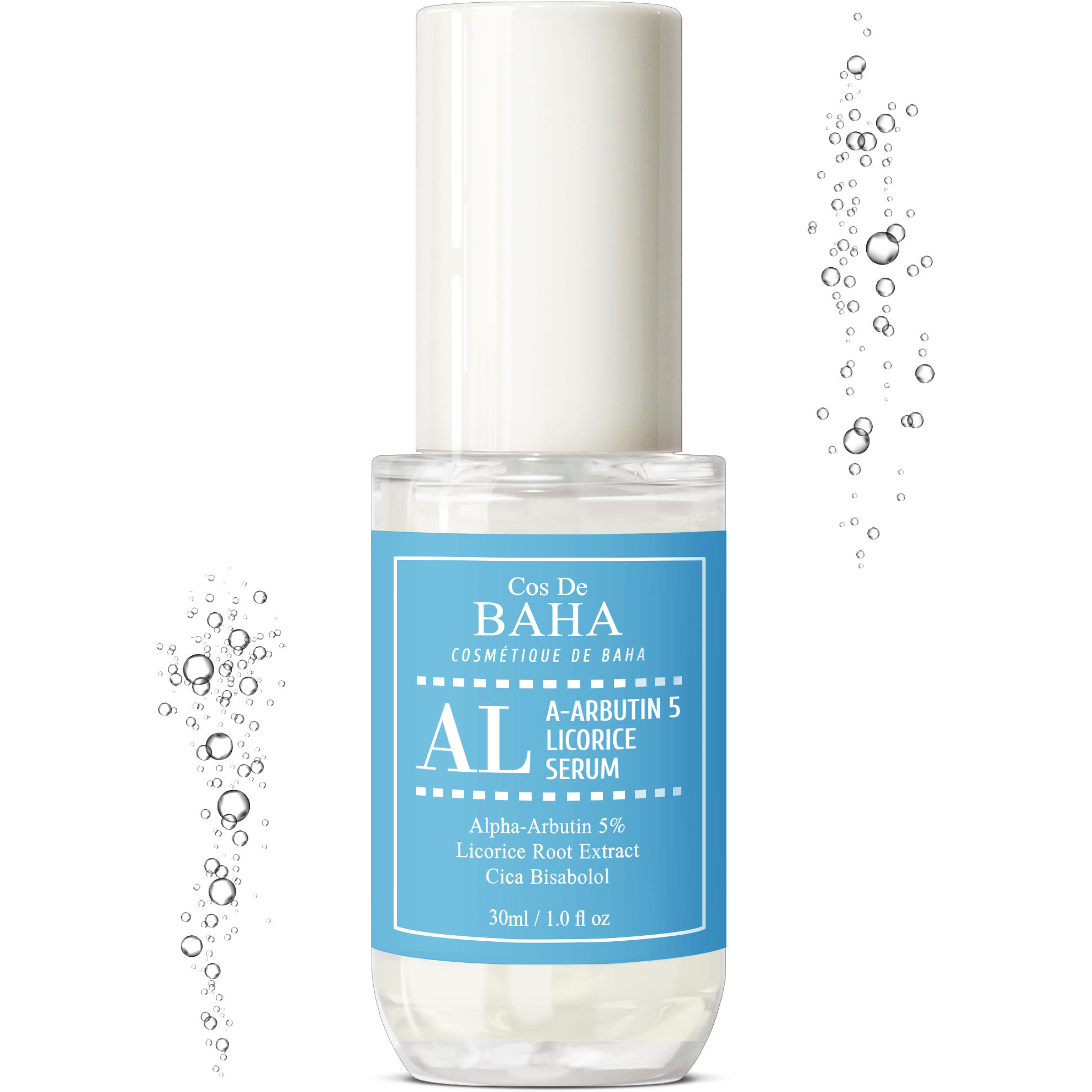Cos De BAHA AL Alpha-Arbutin 5% Licorice CICA Bisabolol Brightening Dark Spot Serum 30ml 30ml 1EA
