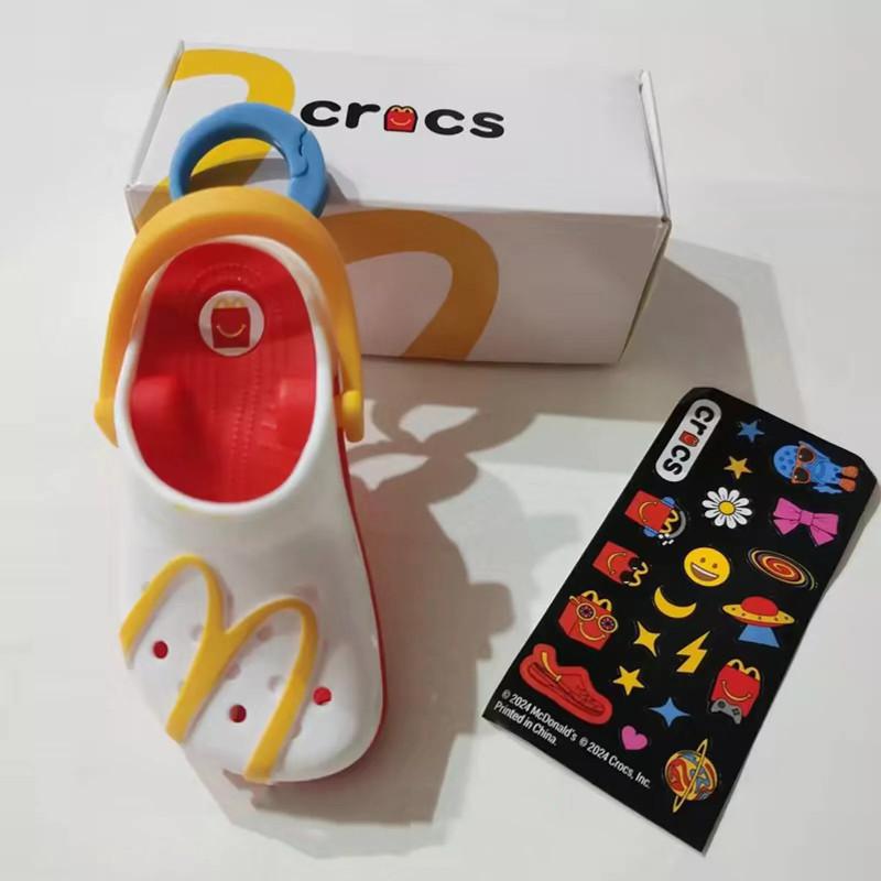Zábavné a barevné Crocs McDonald's Miniklíčenka Pantofle Pro Děti I Dospělé