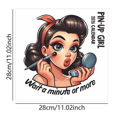 2026 Calendar For Vintage Pretty Girl 12month Schedule Organizer For Office School Home Gag Christmas Gifts Home Office Decor