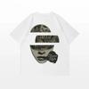 Motorcycle New Hip Hop Street Cotton T-Shirt Men's Summer Loose Versatile Casual Personality Couple