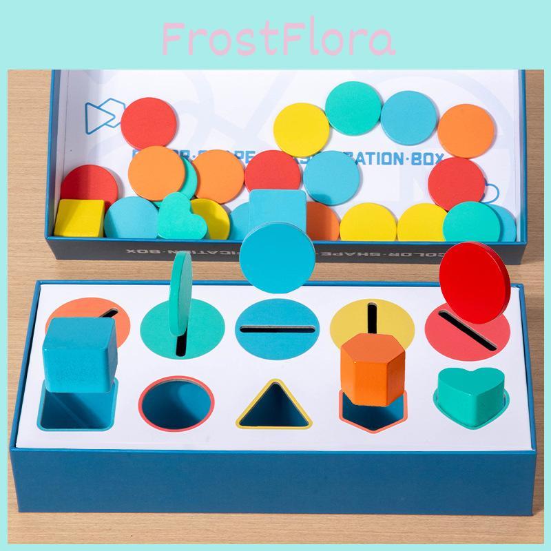 Game Wooden Puzzle Toy With Shape And Color Recognition For Kids Early Learning