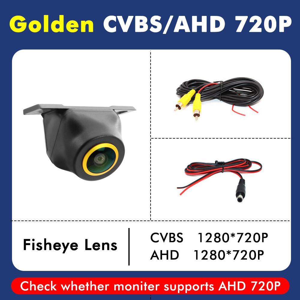 

Золотая AHD 1920x1080P CCD CVBS автомобильная камера заднего вида с парковочным видеомонитором, водонепроницаемый резервный объектив ночного видения, кабель 6 м