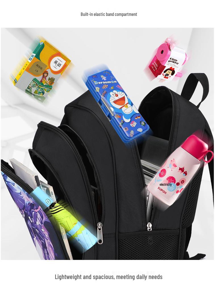 Drewniany Patyczak Plecak AI dla Chłopców, Klasy 1-3