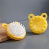 Silicone Shampoo Brush Head Scalp Massage Comb Hair Washing Comb Body Massage Brush Bath Shower Brush Salon Hairdressing Tool