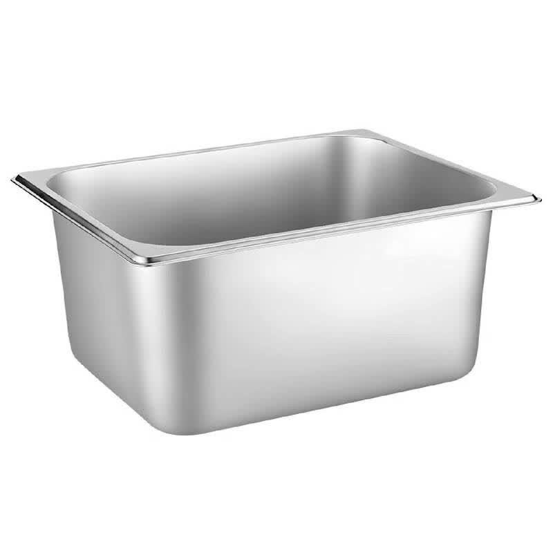 LIJIA KITCHENWARE 201 Stainless Steel Rectangular Food Pan