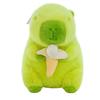 New Style Green Capybara Creative Holding Banana Kapibala Ugly Cute Doll Children's Doll