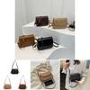 High-end Street Style Pu Small Square Shoulder Bag Women's Fashion Ins New Trend Crossbody Bag Black