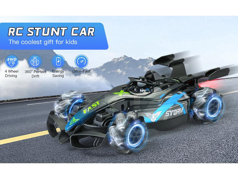 Spray Remote Control F1 Drift Car - Four-Wheel Drive Racing Toy for Kids