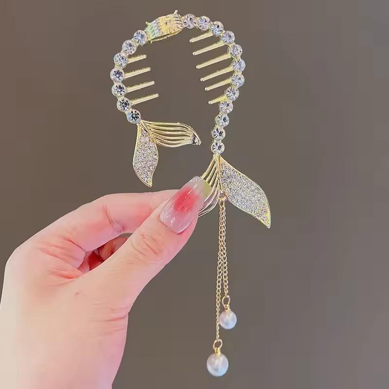 Children's High Ponytail Fixed Artifact Hair Accessory, Ball Head Clip, Not Damaging Hair, Ponytail Buckle, Hair Clip Headpiece