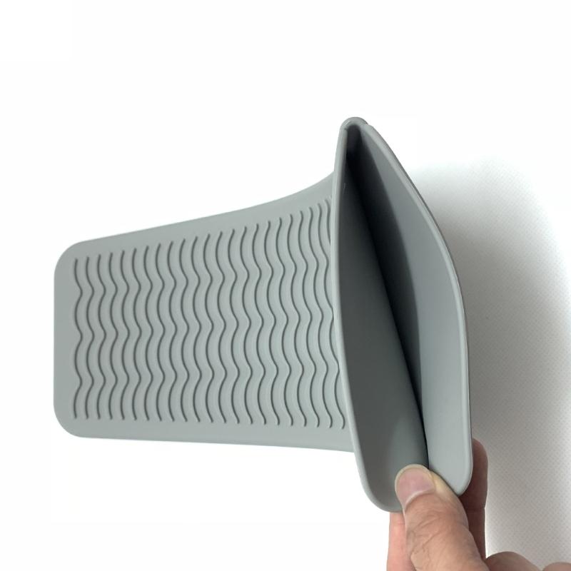 Heat Resistant Silicone Storage Pouch For Curling Iron And Hair Tools Practical Silicone Sleeve Anti Skid Design