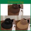 Summer Straw Sun Hat With Large Brim And Adjustable Fit For Casual Outdoor And Beach Outings