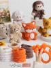 Puppy Set DIY Cute Handmade Dolls with Coral Fleece Pipe Cleaners and Rabbit Fur Sticks