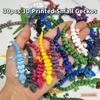 30 pz lucertole articolate stampate 3D, decorazioni rettili colorate e realistiche, ornamenti da scrivania in plastica resistente ons