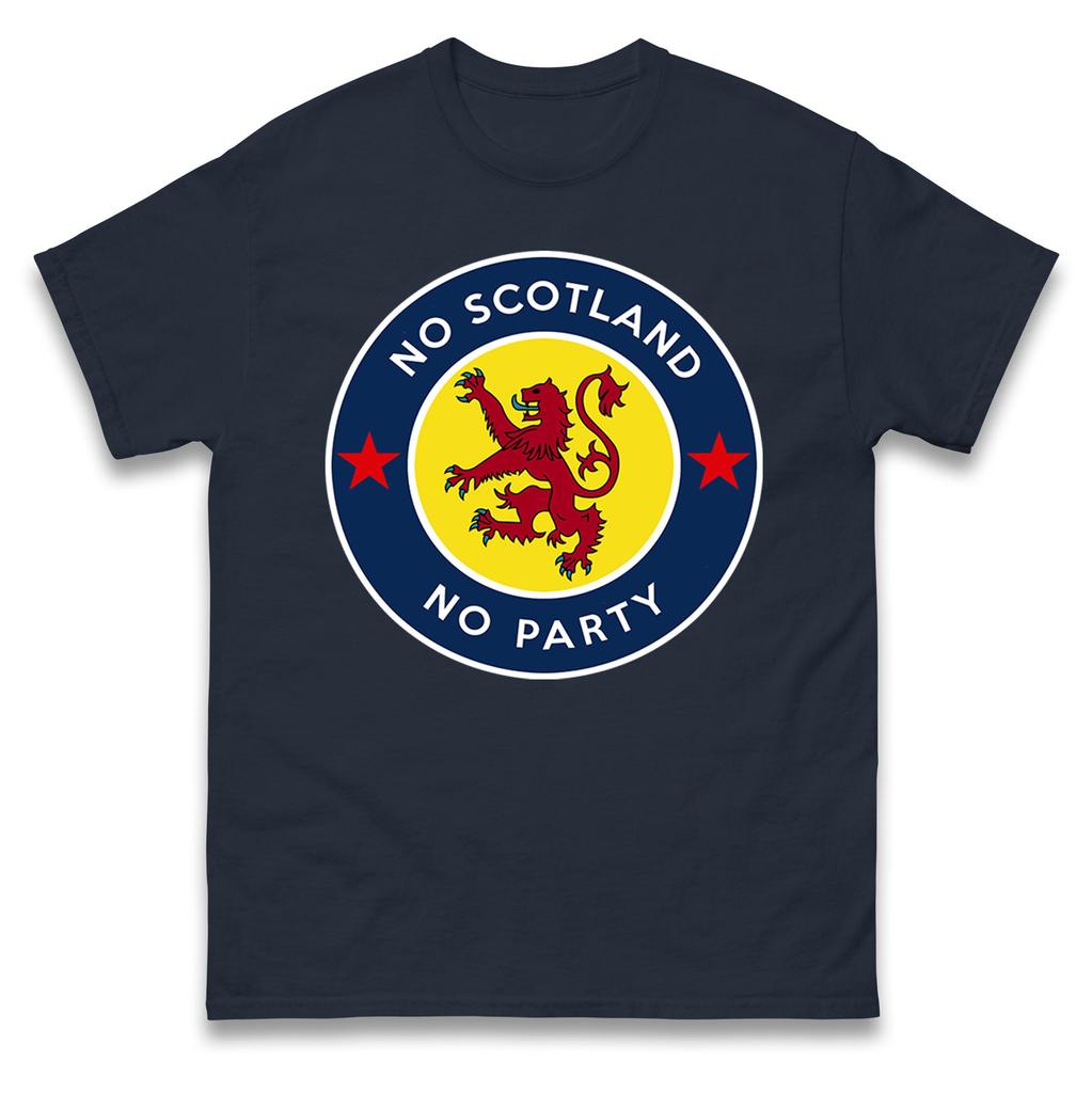 No Scotland No Party Mens T Shirt Womens Tops Tees