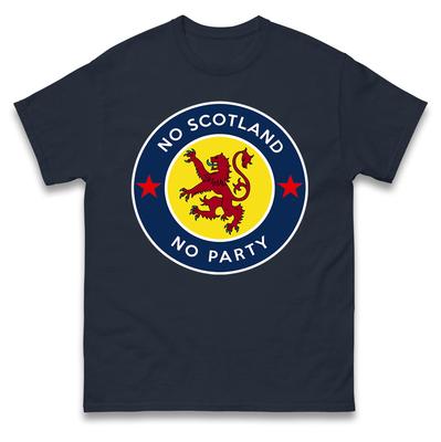 No Scotland No Party Mens T Shirt Womens Tops Tees