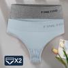 2PCS/Set M-2XL Bodyshaper G-String Panties Women Slim Underwear Female Lingerie Sexy Lady Thongs High Waist Underpants
