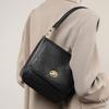 Black Retro Design Crossbody Shoulder Bag, Suitable for Women's Daily Commuting and Shopping