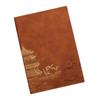 Chinese Style China-Chic Gold Stamping Notepad PU Cover Meeting Record Notebook  School