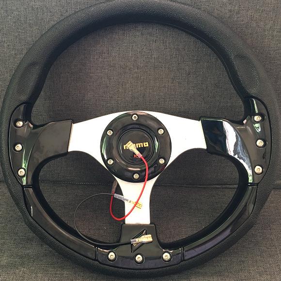 13-calowa kierownica wyścigowa Cool Coupe, półokrągłe ostrze, 14-calowa