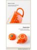 Chic Pumpkin Ceramic Mug with Lid & Spoon - Trendy, High-Value Breakfast Cup for Women