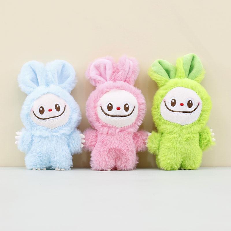 Plush Delightful Bunny Keychain With Long Hair Cute Rabbit Blind Box Toy