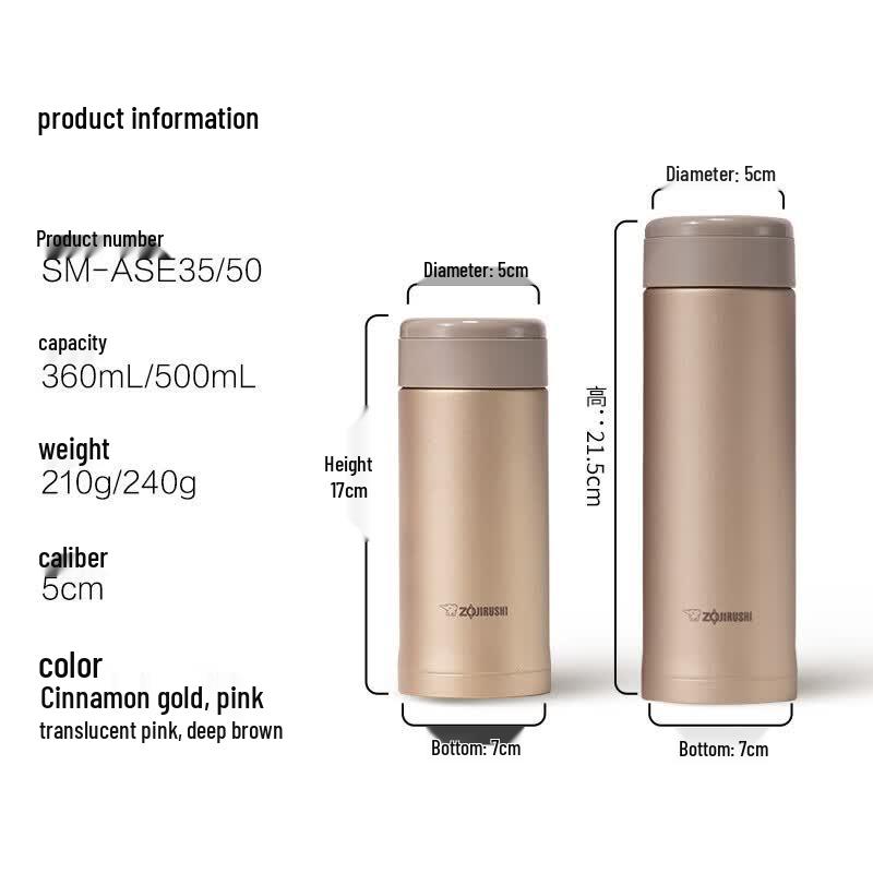 Zojirushi Stainless Steel Vacuum Insulated Mug 500ml