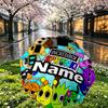 Custom Name Personalized Sprunki Game Print Umbrella, Auto Open Close, 8‑Rib Sturdy Frame, Commute Camping Hiking Use, Birthday Gift