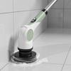 Handheld Telescopic Wireless Cleaning Brush Replaceable Head Window Cleaner  Bathroom