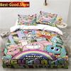 Carton The Amazing World Beding Set Gumbal Young Boys Young Girls Twin Quen King-Sized Dimensionsd Dimensions Soft Duvet Cover Pilowcase Bed boys