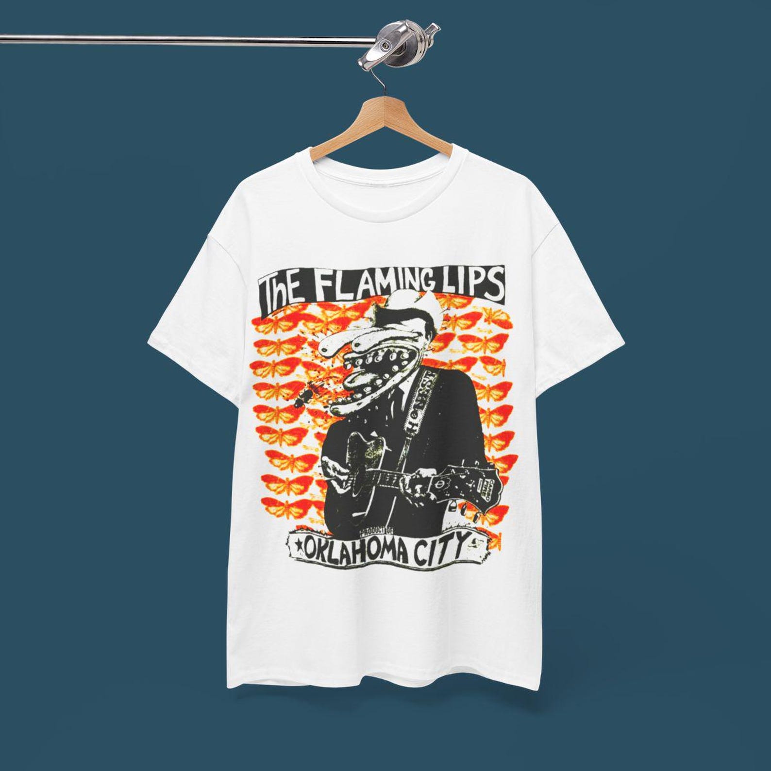The Flaming Lips Band T shirt - Grunge Indie Rock - Pavement Sebadoh Yo La Tengo S