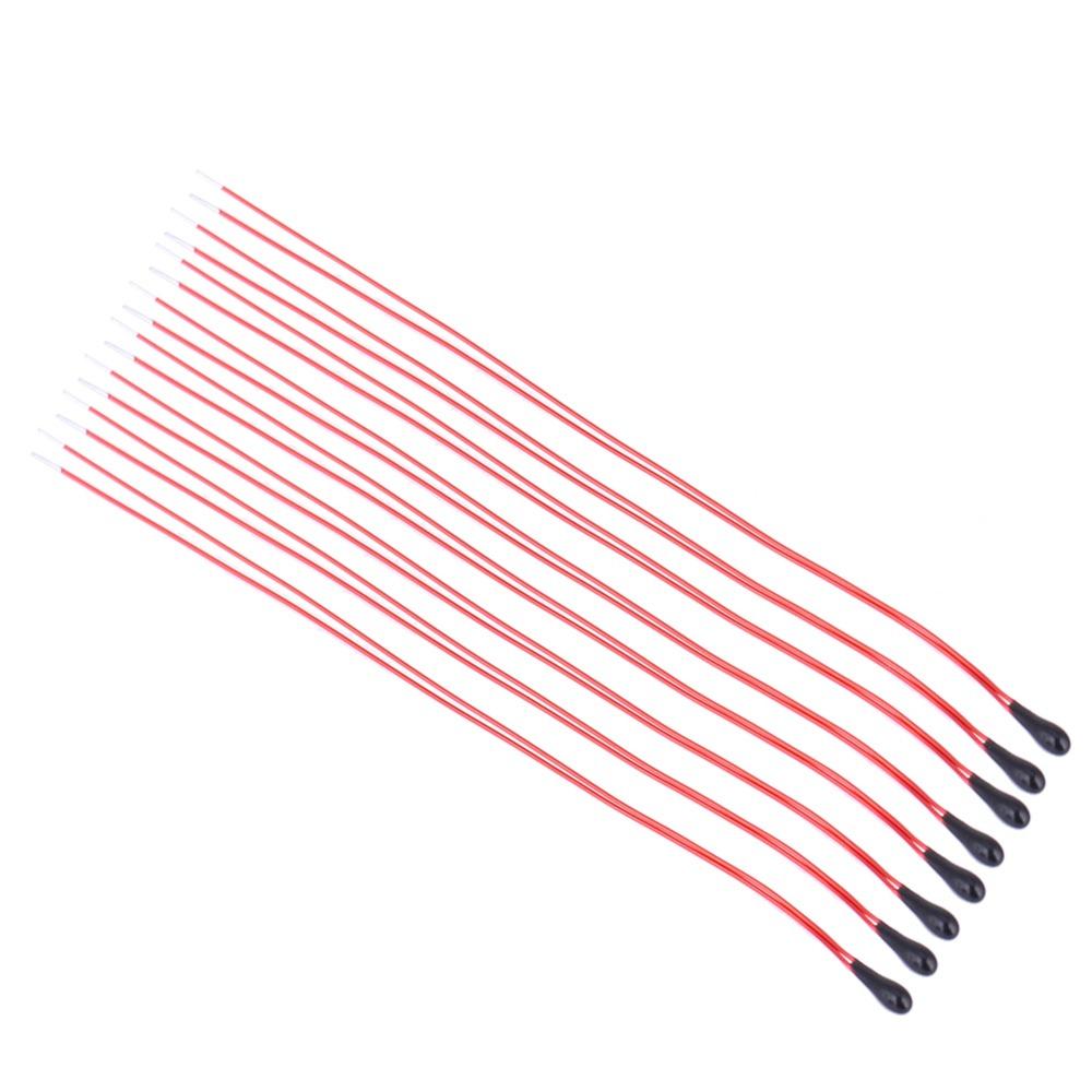 10PCS 5K/10K Temperature Sensor 60mm NTC Thermistor Thermistor Resistors  DIY Electronics