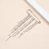 Elegant Fringe Brooch For Women Lightweight 18g Alloy Pin For Clothing Decoration And Waist Cinching Accessory