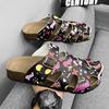 Fashion Mules New Summer Buckle Cork Slipper Casual Women Beach Outside Non-slip Closed Toe Cut-outs Slides Shoes Plus Size 35-45