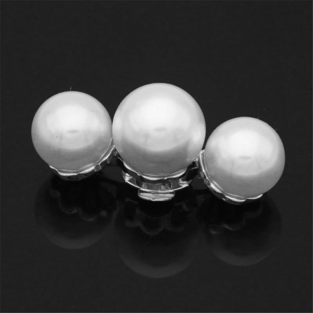 1PC Women Wedding Bride Charm Buckle Pearl Decoration Clips Big Pearl Shoe Decorations