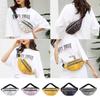 Bum Bag Colorful Waist Bag Messenger Bag Double Zipper Mobile Phone Pouch For Outdoor Activities Music Festivals Casual Everyday