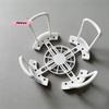 M-Portable Kitchen Dish Drying Rack Collapsible Bowl Holder Drainer Removable Tray for Compact Cabinet Organization