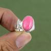Thulite Ring 925 Sterling Silver Ring Very Pretty Gemstone Jewelry Elegant Ring Handmade Brand New Ring Gift For Wife Available In Ring Size