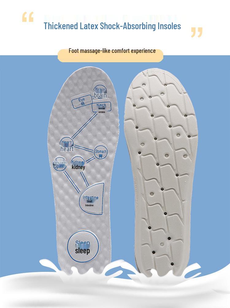 Women's Breathable Odor-proof Non-slip Soft Sole Genuine Leather Autumn Nurse Shoes