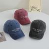 Japanese English Letters Baseball Cap Neutral Style Men and Women Can Wear Retro Soft Top Baseball Hats To Make Their Faces Look Small