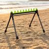 Adjustable Aluminum Fishing Rod Rack Folding with Extendable