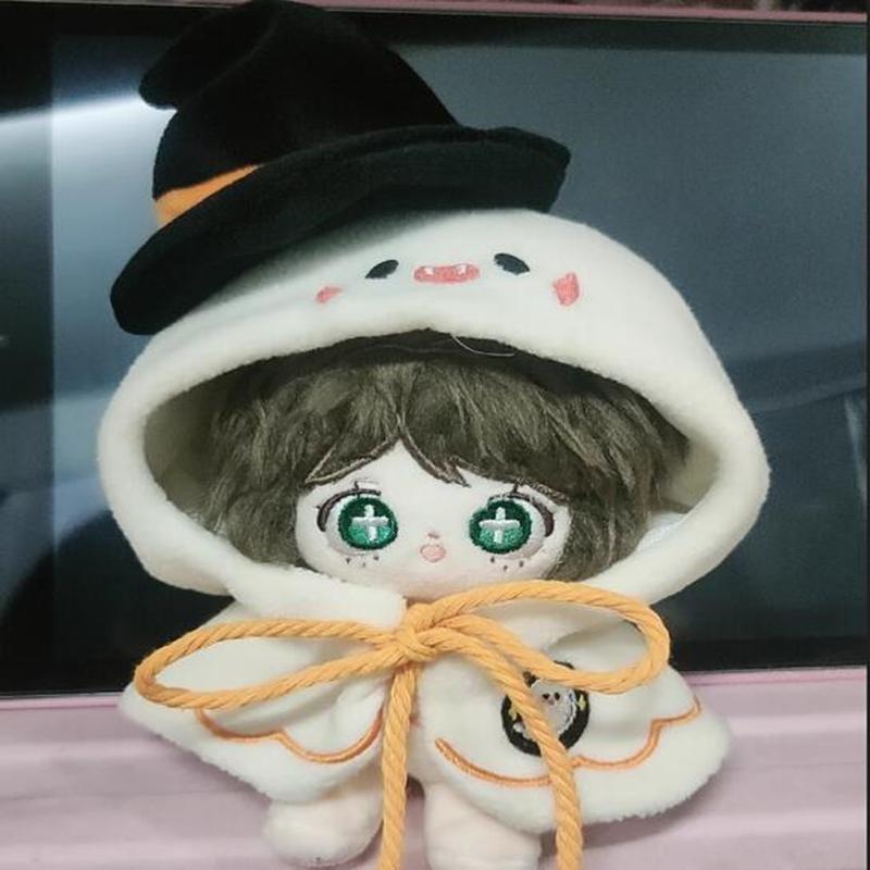 4 Typen Original Labubu Halloween Baumwollpuppenkleidung 10/20/40cm Seestern Cartoon Niedliche Babykleidung Accessoires Mädchen Bjd Geschenke
