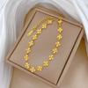 Dongmen Personalized Minimalist Wind Lucky Grass Personalized Chain Bracelet Female Retro Girlfriend
